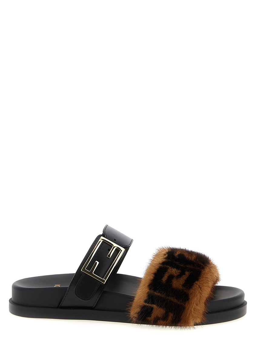 Fendi Feel Sandals Multicolor In Multi
