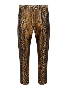 パンツ Versace Satin Cargo Pants With Loose Leg Silhouette Versace Satin Cargo Pants With Loose Leg Silhouette | THE LIST