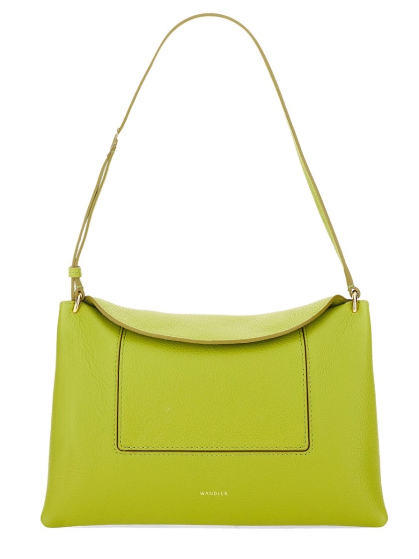 Wandler Top Handle Shoulder Bag In Green
