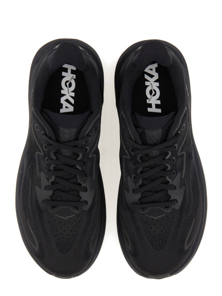 Hoka One One W Clifton 9 Woman Sneakers Black Size 7.5 Textile Fibers