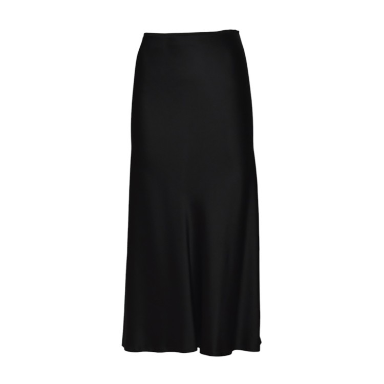 スカート Maison Margiela Black Viscose Satin Maxi Skirt Maison Margiela Black Viscose Satin Maxi Skirt | ShopSimon