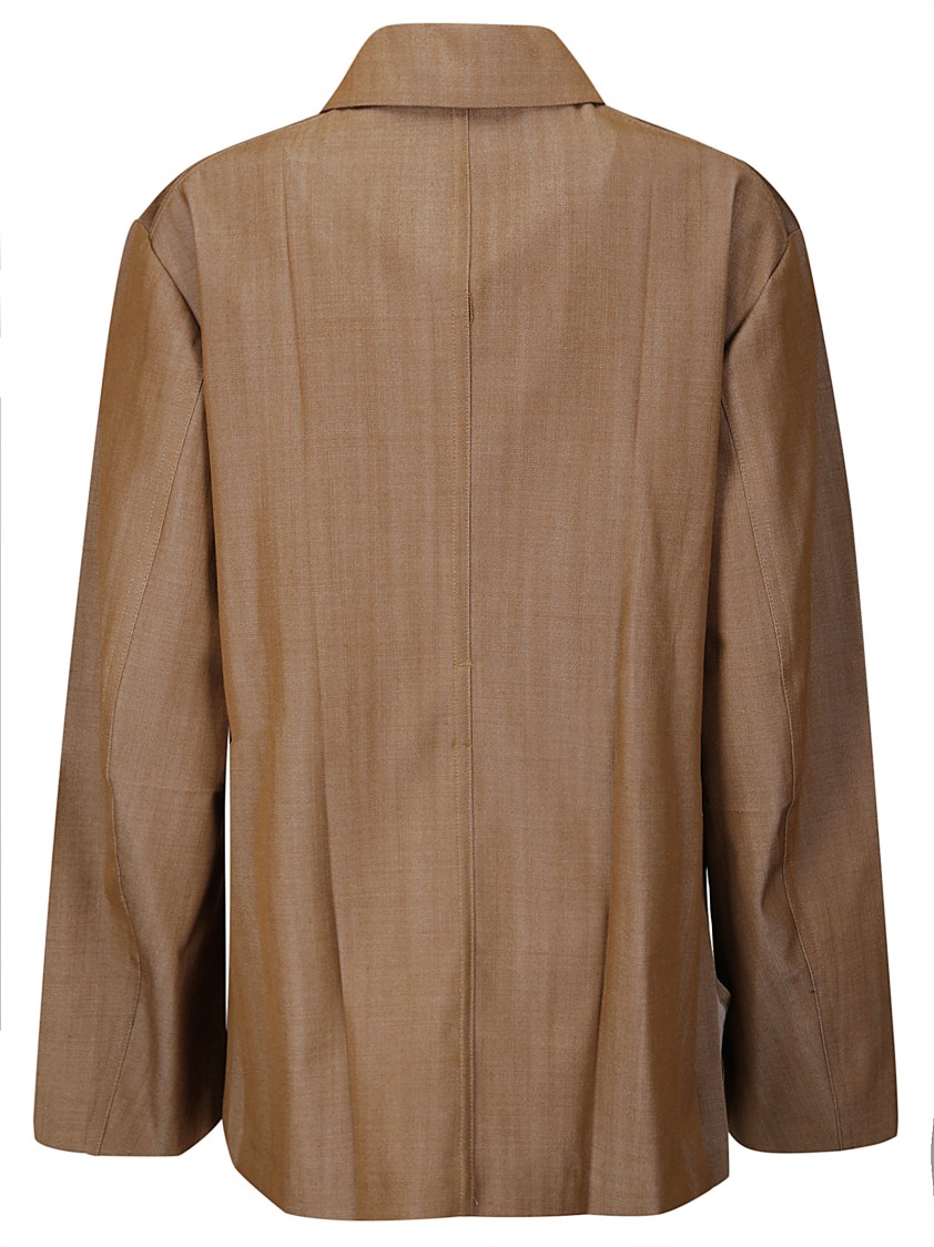 Setchu Safari Origami Jkt Gabardine In Brown
