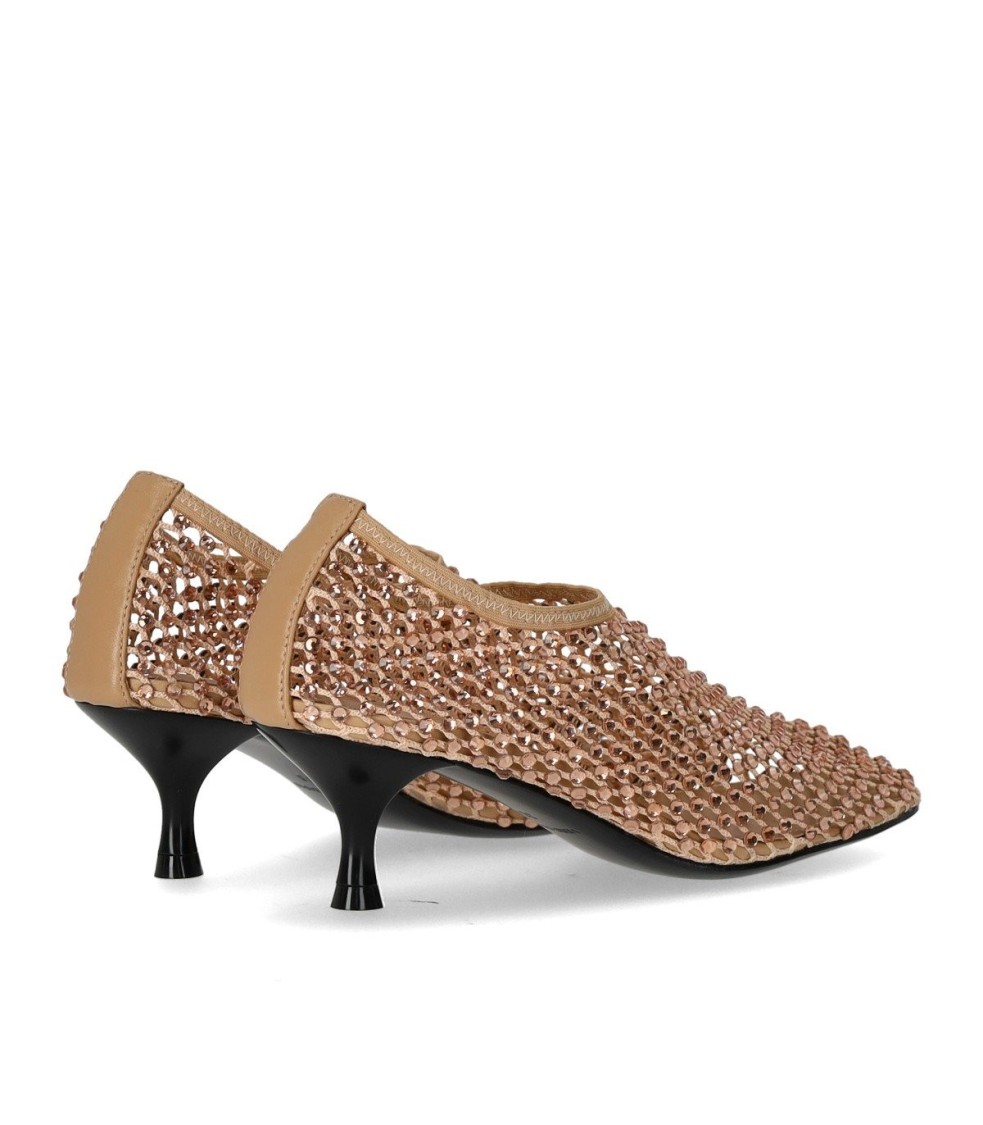 Shop Strategia Jewels Sand Pumps In Neutrals