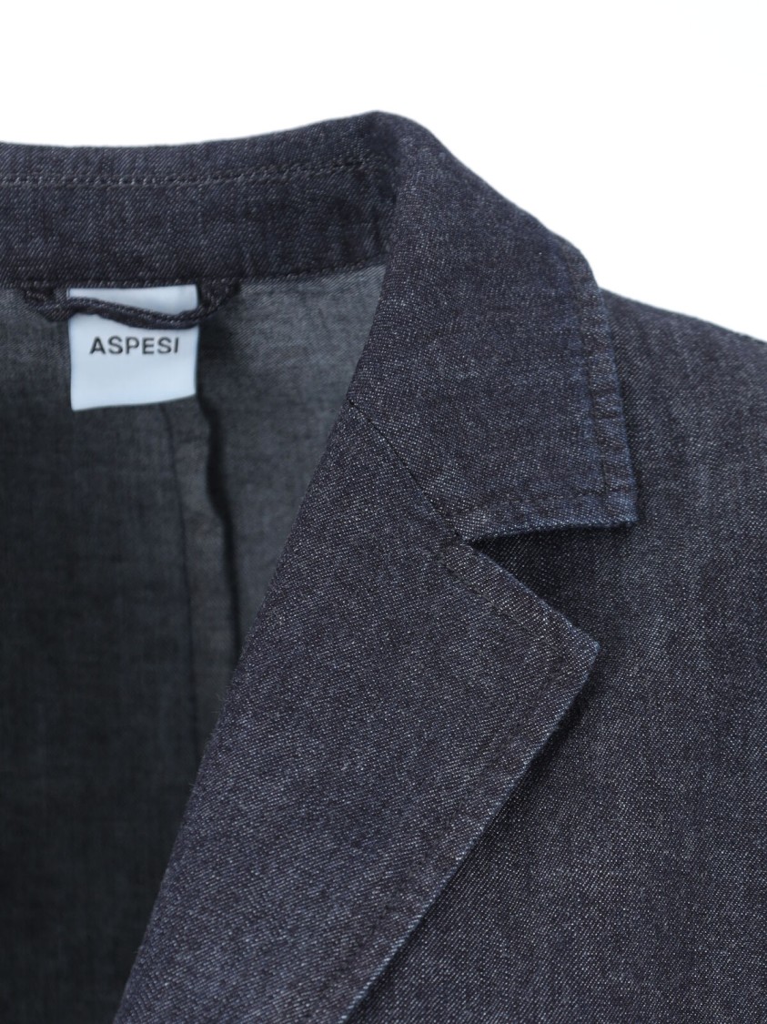 Aspesi Jacket Woman Color Blue In Blue