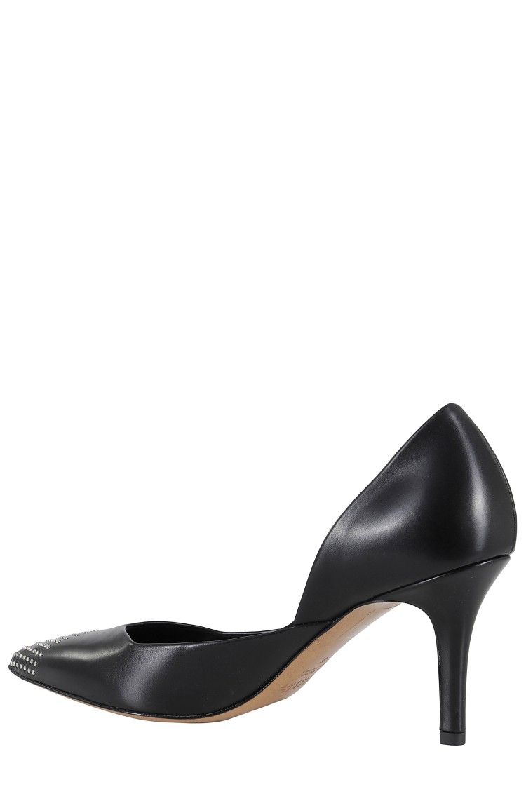 Isabel Marant Sling Back Pumps Studded Detail In Black