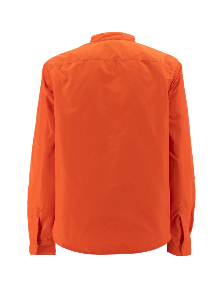 Aspesi Soft And Light Nylon Blouson Jacket In Orange