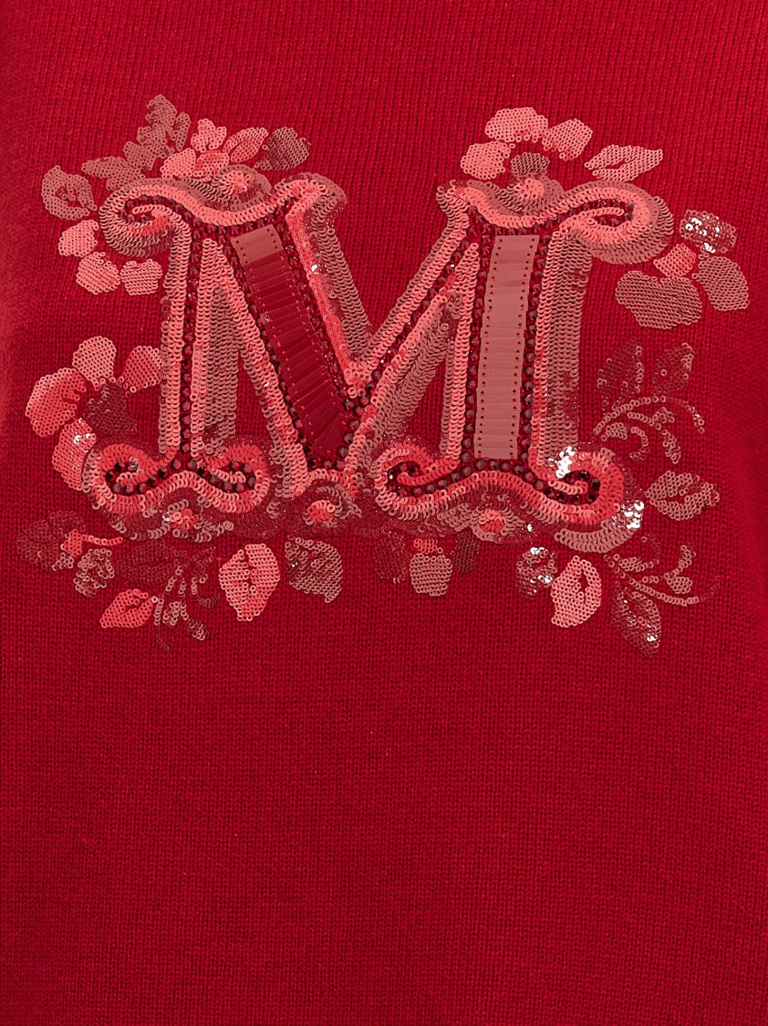 Max Mara 'quota' Sweater In Red