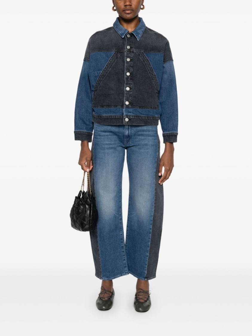 Mother The Triangle Drifter Jacket In Blue
