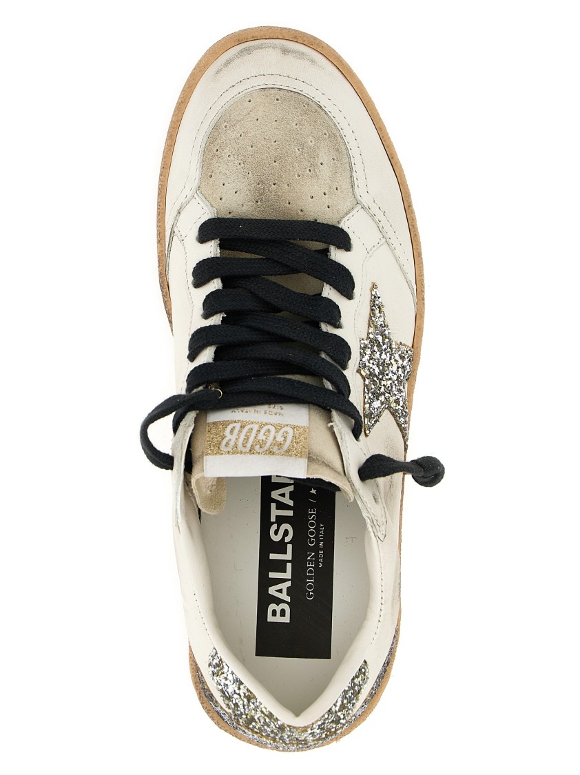 Golden Goose Ball Star Sneakers In Neutral