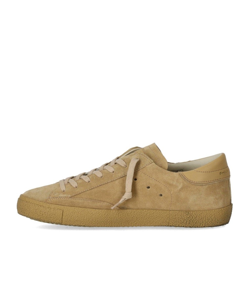 Philippe Model Prsx Daim 70 Beige Sneaker In Brown