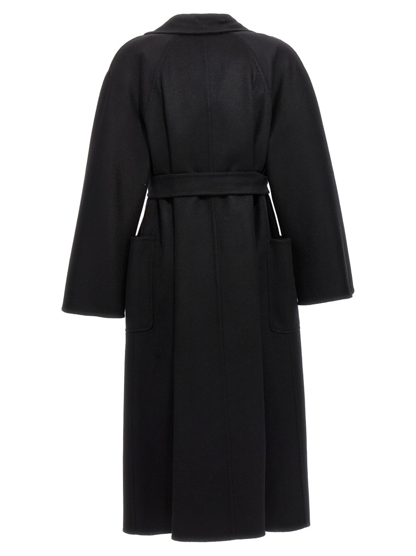 Max Mara Ludmilla' Coat In Black