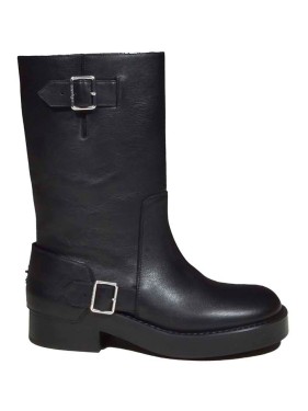 Courrèges Black Stretch Polyester Blend Scusa Wave Slippers