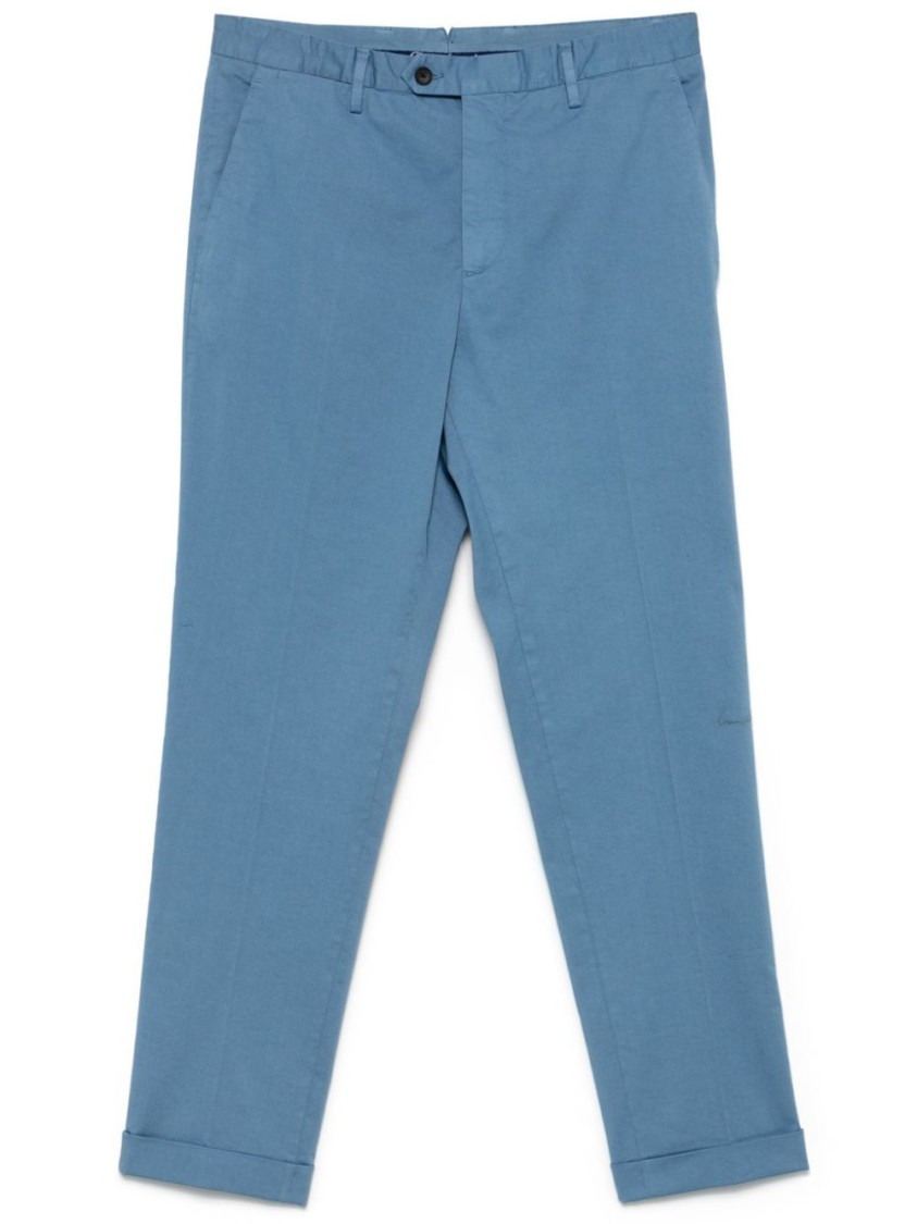 Drumohr Carrot Pants In Blue