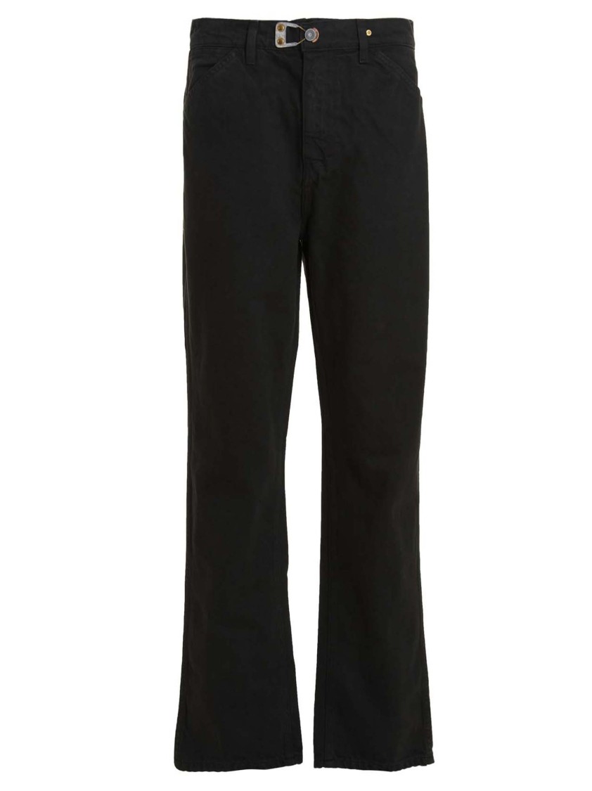 Objects Iv Life Dark Grey Straight Jeans In Black