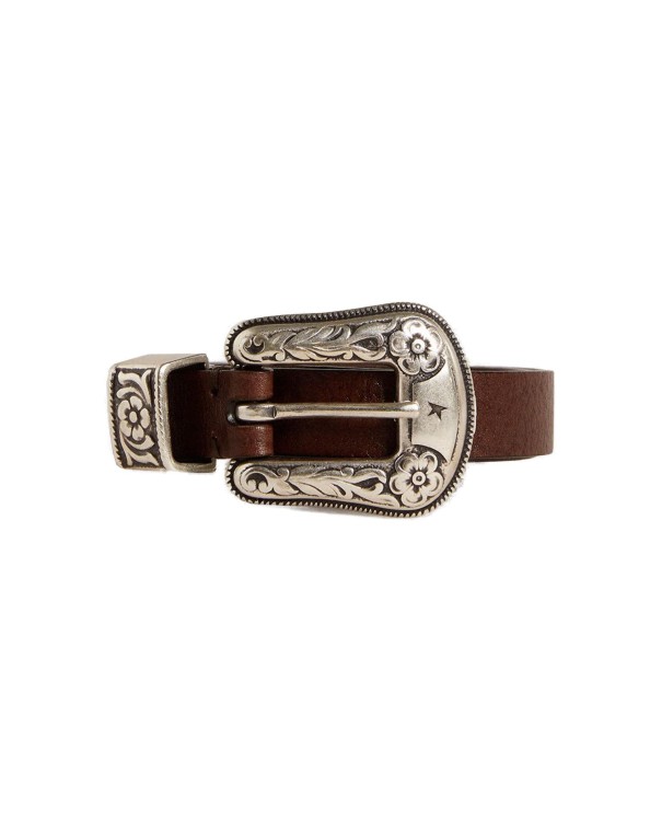 Golden Goose New Tex Leather Belt in Brown | THE LIST