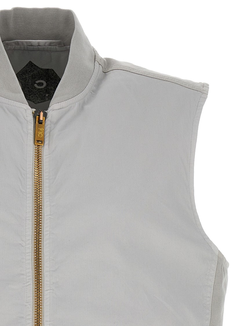Objects Iv Life Grey Canvas Vest In Gray
