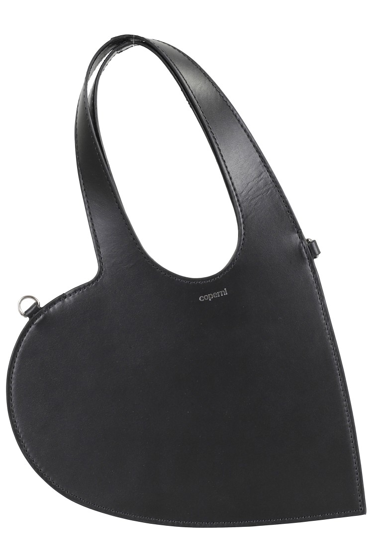 Coperni Mini Heart Tote Bag In Black