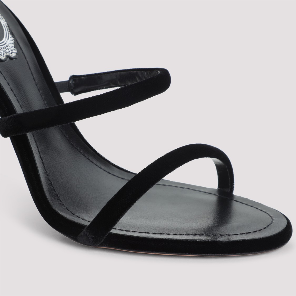 René Caovilla René Caovilla Velvet Snake Sandals | THE LIST