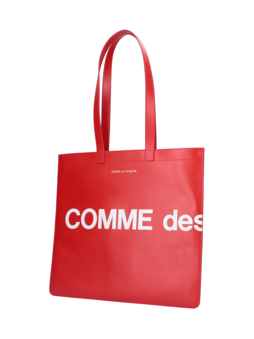 Comme Des Garçons "logo" Wallet Tote Bag