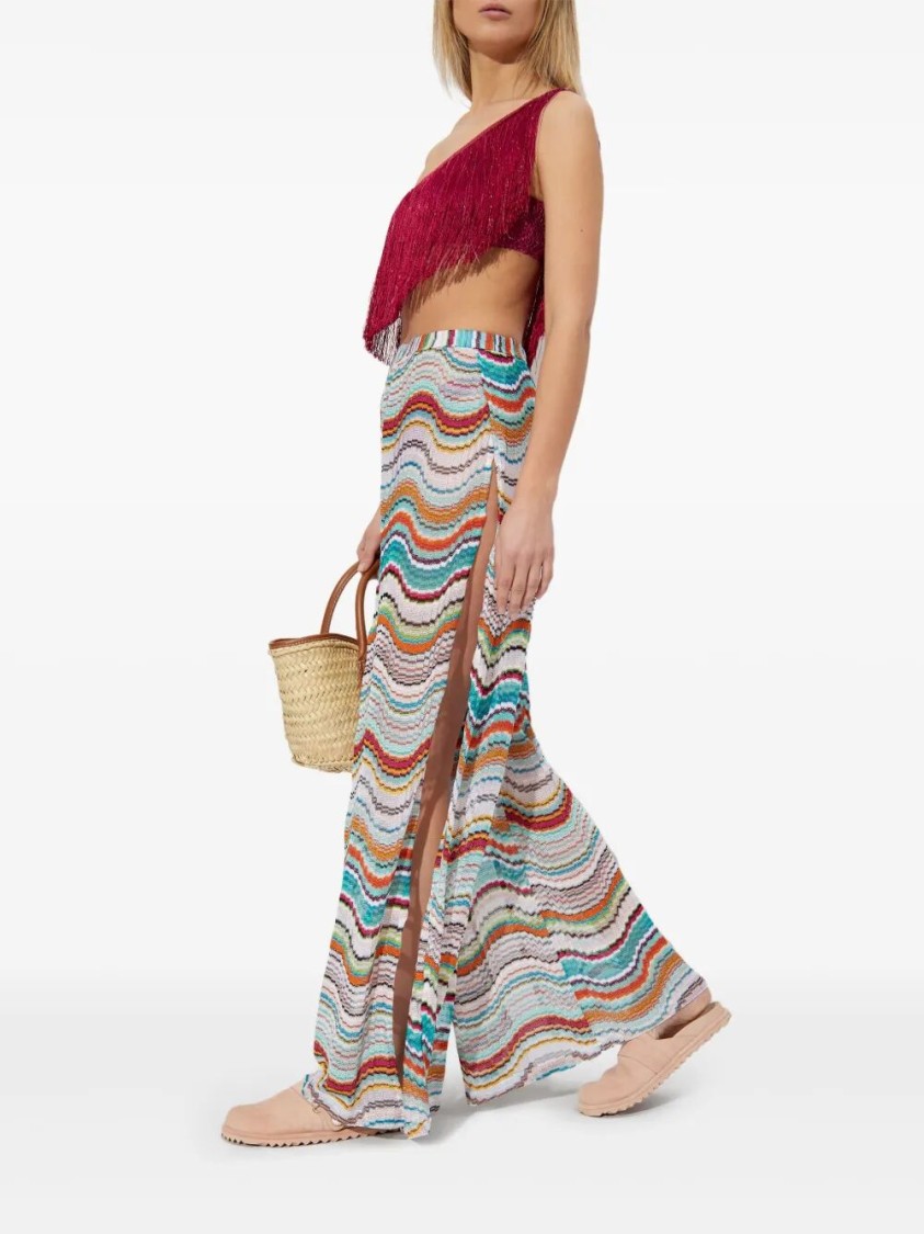 Missoni Wavy Print Beach Pants In Multi