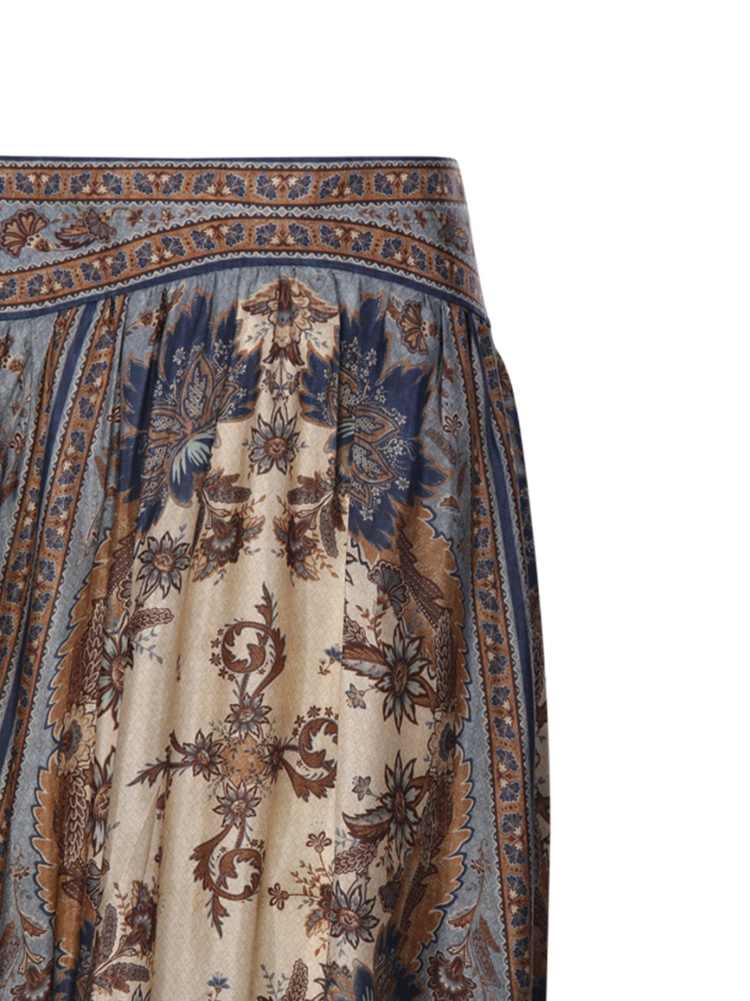 Shop Zimmermann Ascension Tiered Midi Skirt