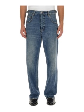 デニム・ジーパン Haikure Relaxed-Fit High-Waist Jeans With Vintage Wash Haikure Relaxed-Fit High-Waist With Vintage Wash Effect