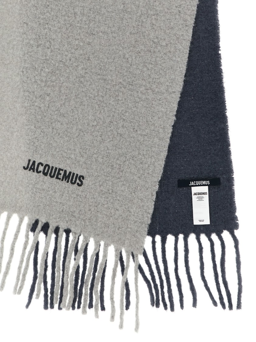Jacquemus L'echarpe Moisson' Scarf In Gray
