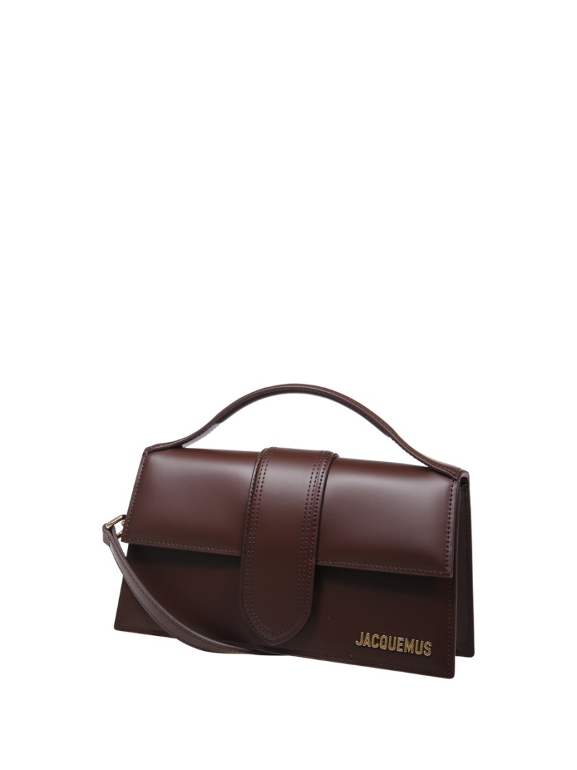 Jacquemus Bambino Cross-body Bag Adjustable Strap In Brown