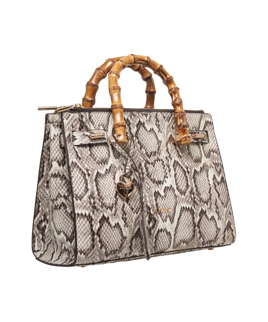 Liu •jo Liu Jo Small Tote Bag With Snake Print