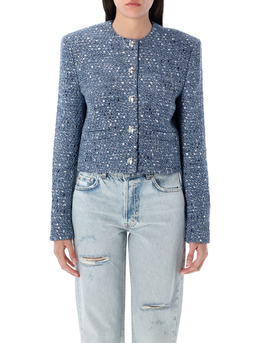 Shop Anine Bing Amber Tweed Jacket