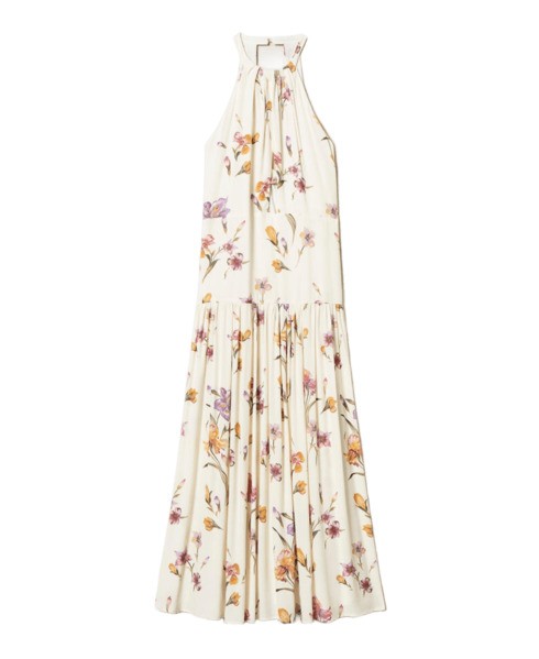 Twinset Twin-set Maxi Dress With Exclusive Floral Print