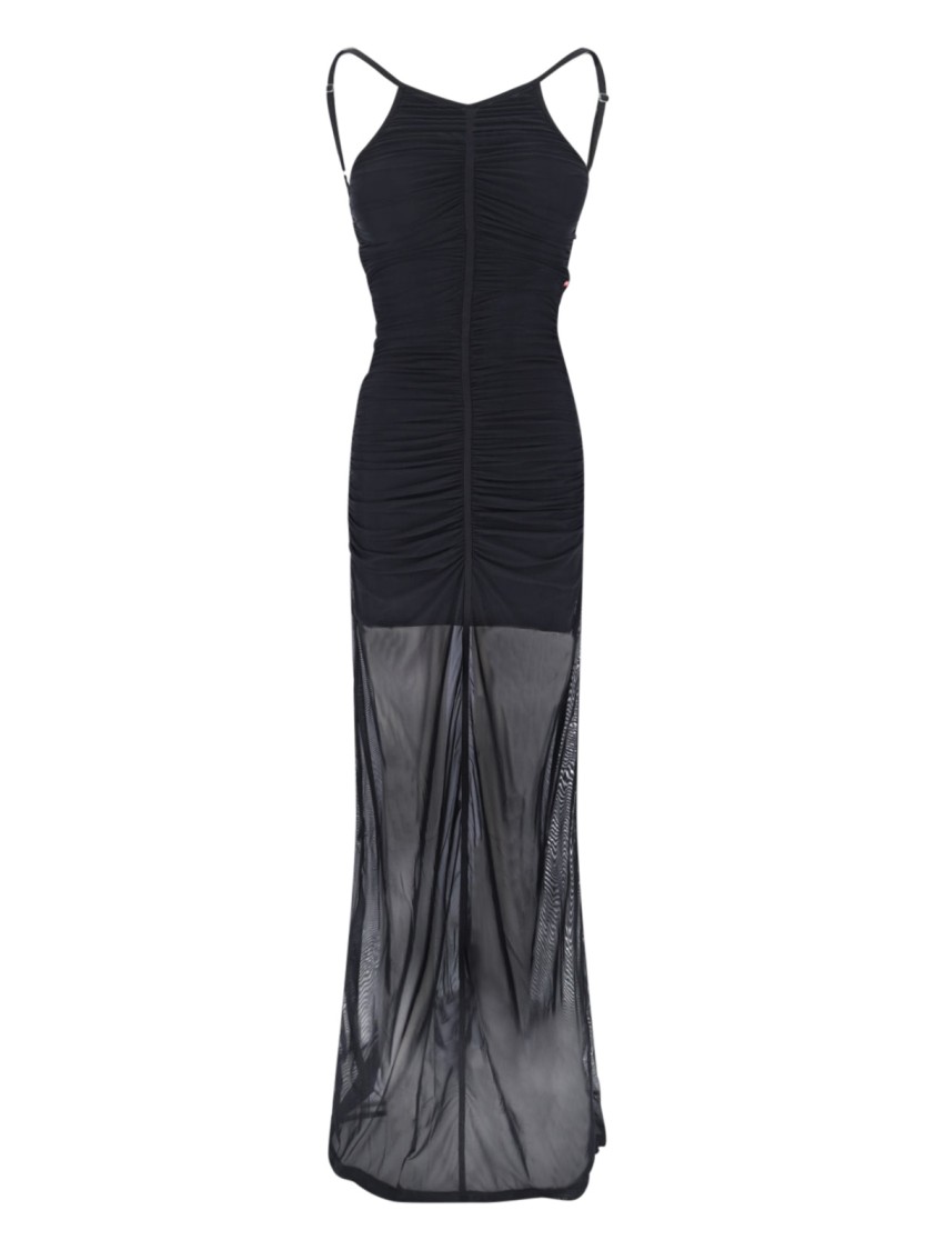 Diesel D-amami" Maxi Dress - Black In Black