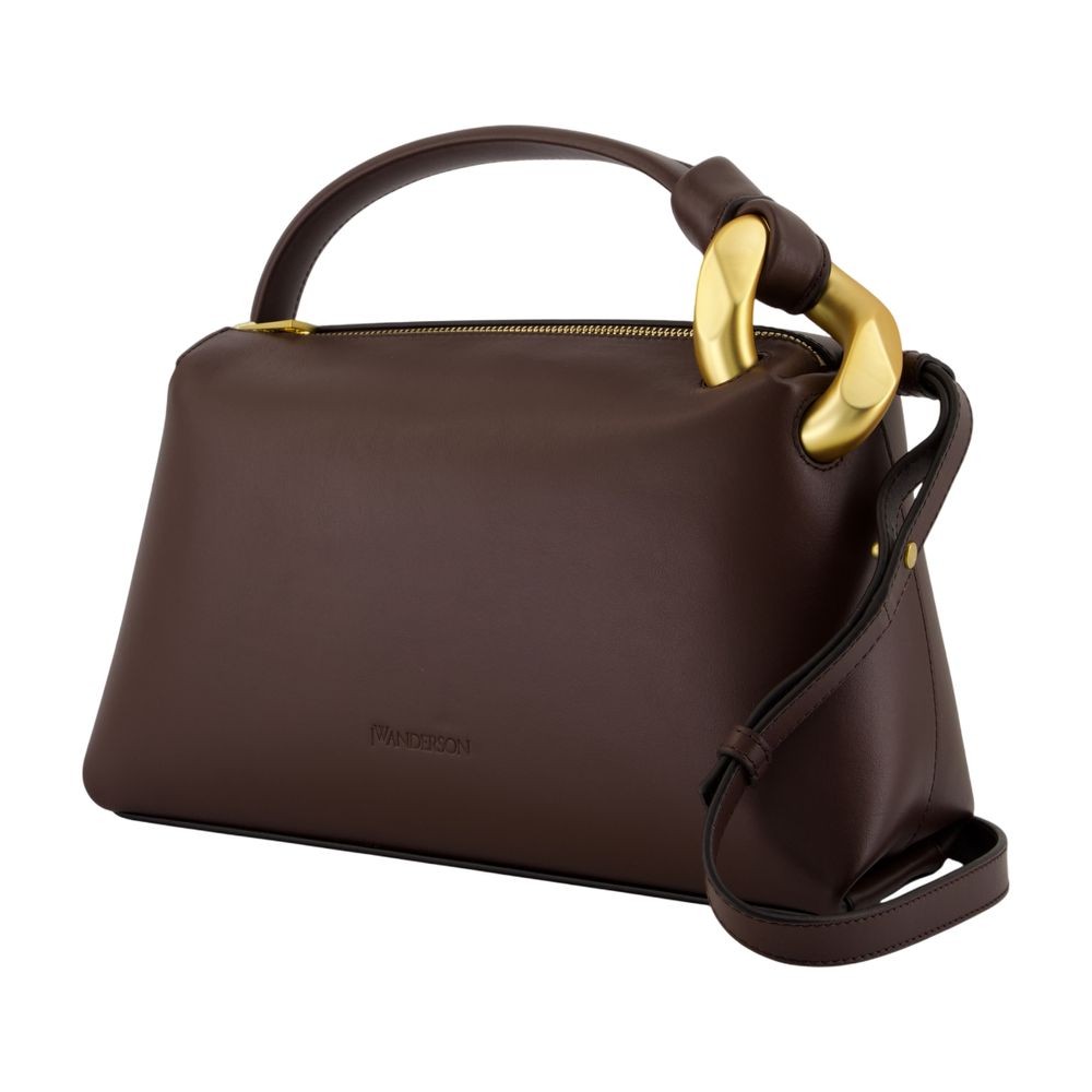 Jw Anderson The Jwa Corner Crossbody In Brown