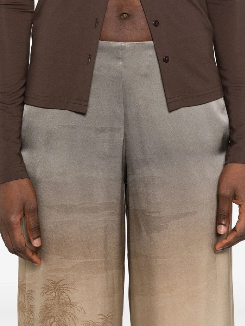 Pierrelouis Mascia Wide-leg Trousers With Gradient Design