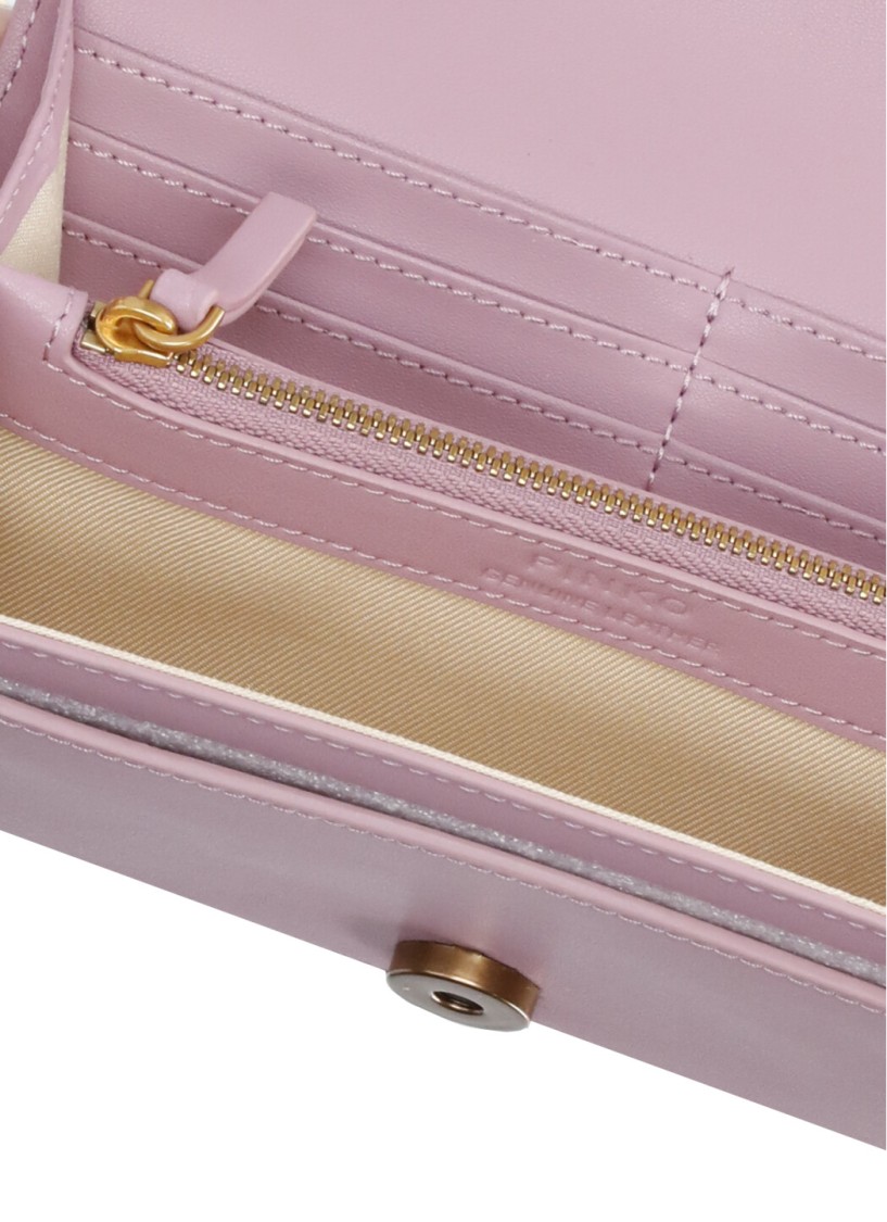 PINKO PINKO LILAC LOVE ONE SIMPLY WALLET