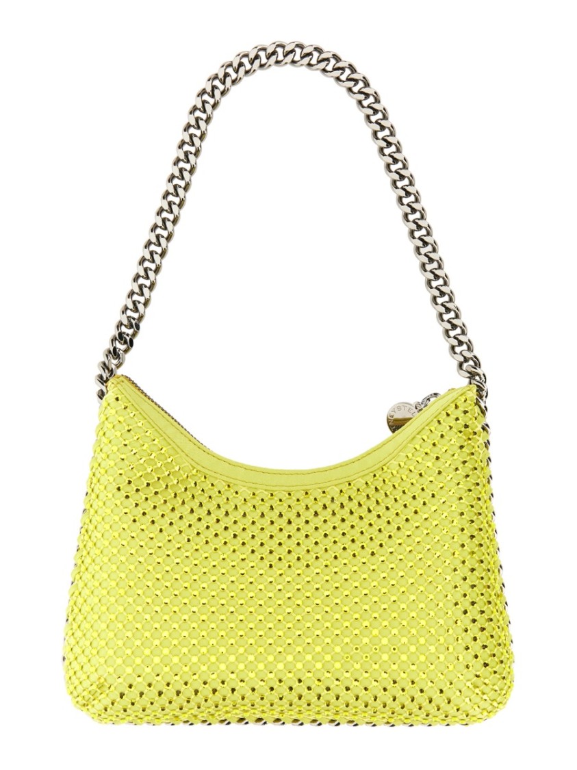 Stella Mccartney Falabella Mini Shoulder Bag In Yellow