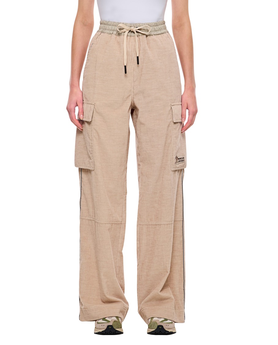 MONCLER MONCLER GRENOBLE CARGO PANTS WITH ELASTIC WAISTBAND