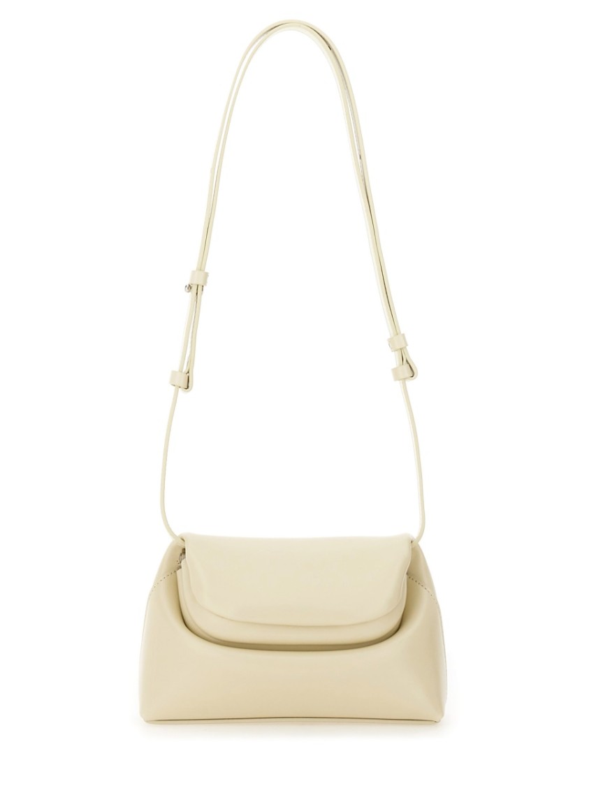 Osoi Mini Shoulder Bag In Smooth Cow Leather In Neutrals