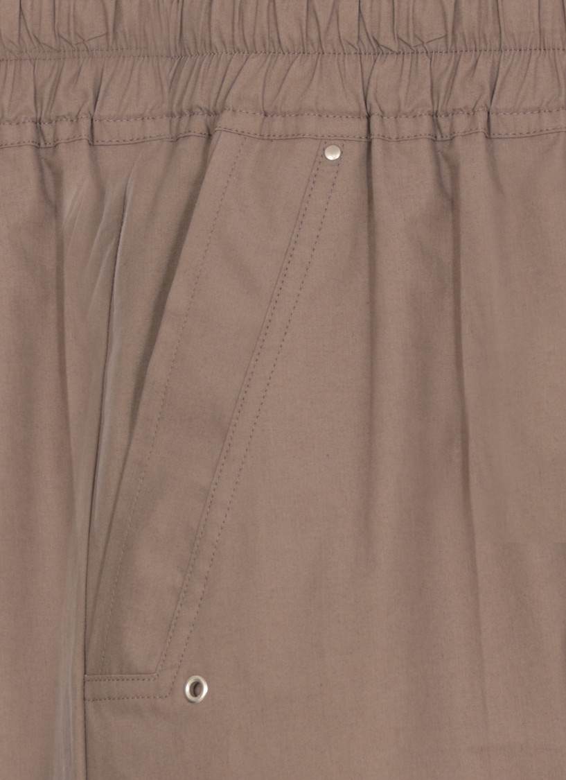 Rick Owens Green Cotton Pants In Green