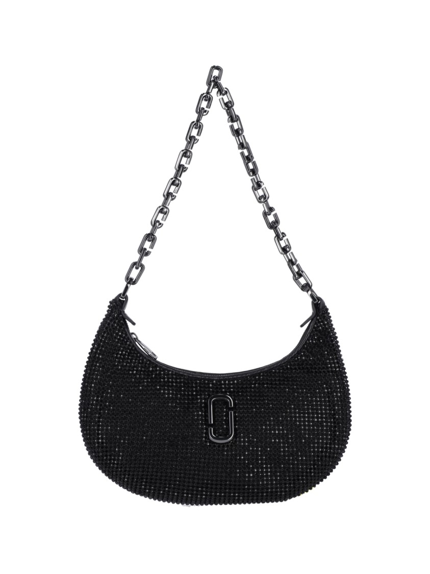 Marc Jacobs The Small Curve Rhinestone J Shoulder Bag