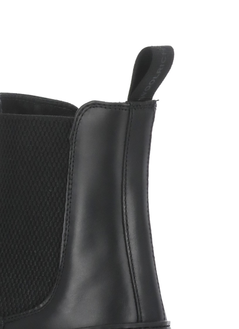 WOOLRICH WOOLRICH LEATHER CHELSEA BOOTS