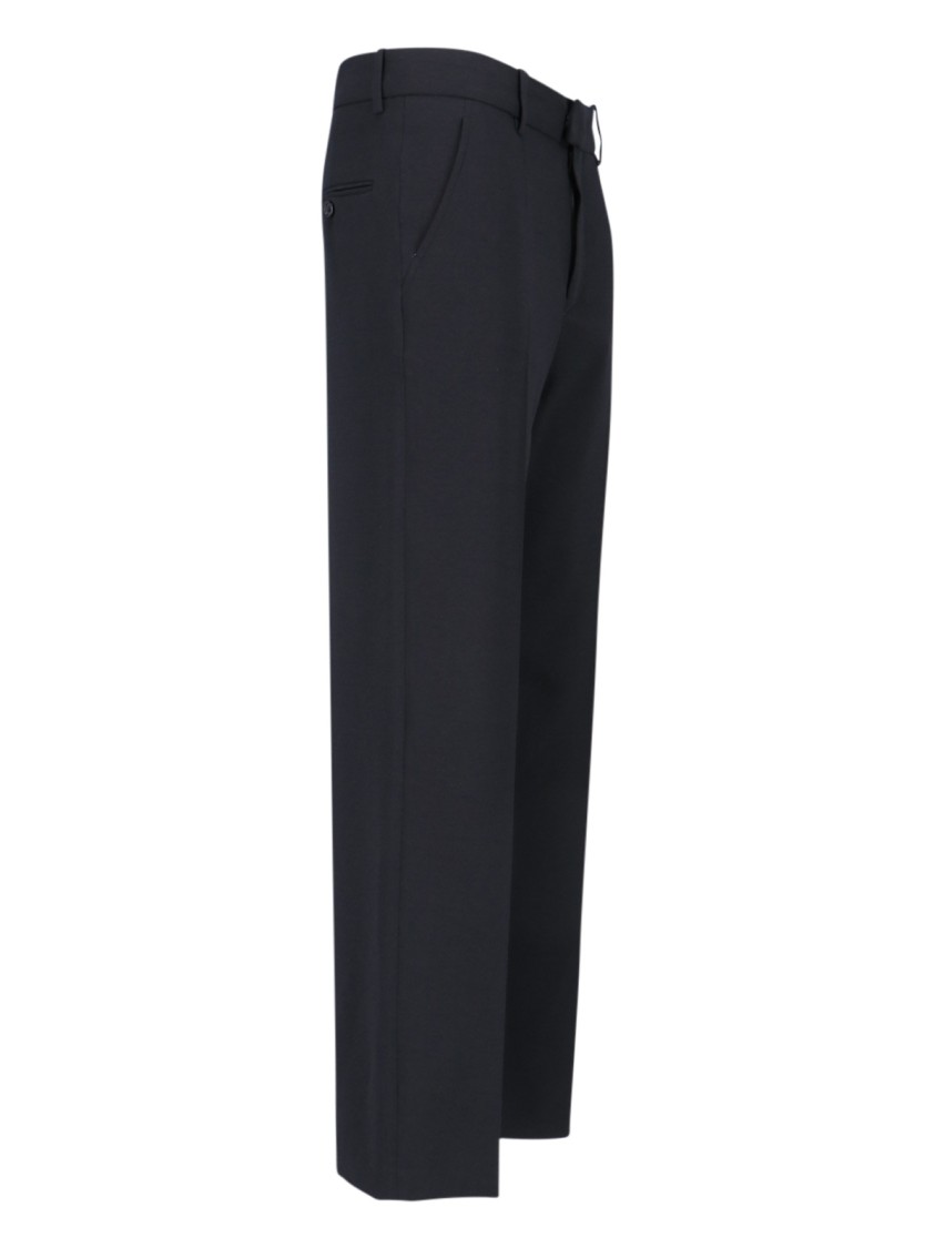 ISABEL MARANT ISABEL MARANT STRAIGHT TROUSERS IN BLACK STRETCH