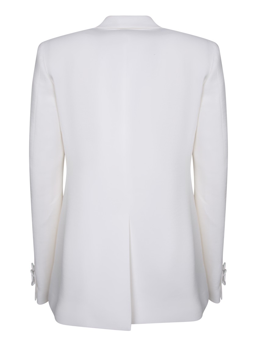 BLANCA VITA BLANCA VITA TAILORED HIGH-WAISTED JACKET IN VISCOSE TWILL