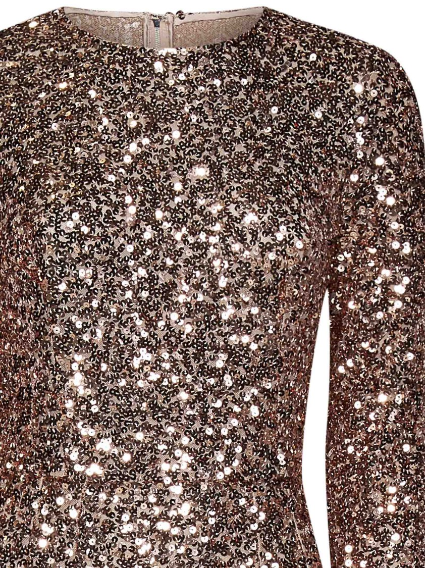 Dolce & Gabbana Suéter Cuello Redondo - Púrpura In Metallic