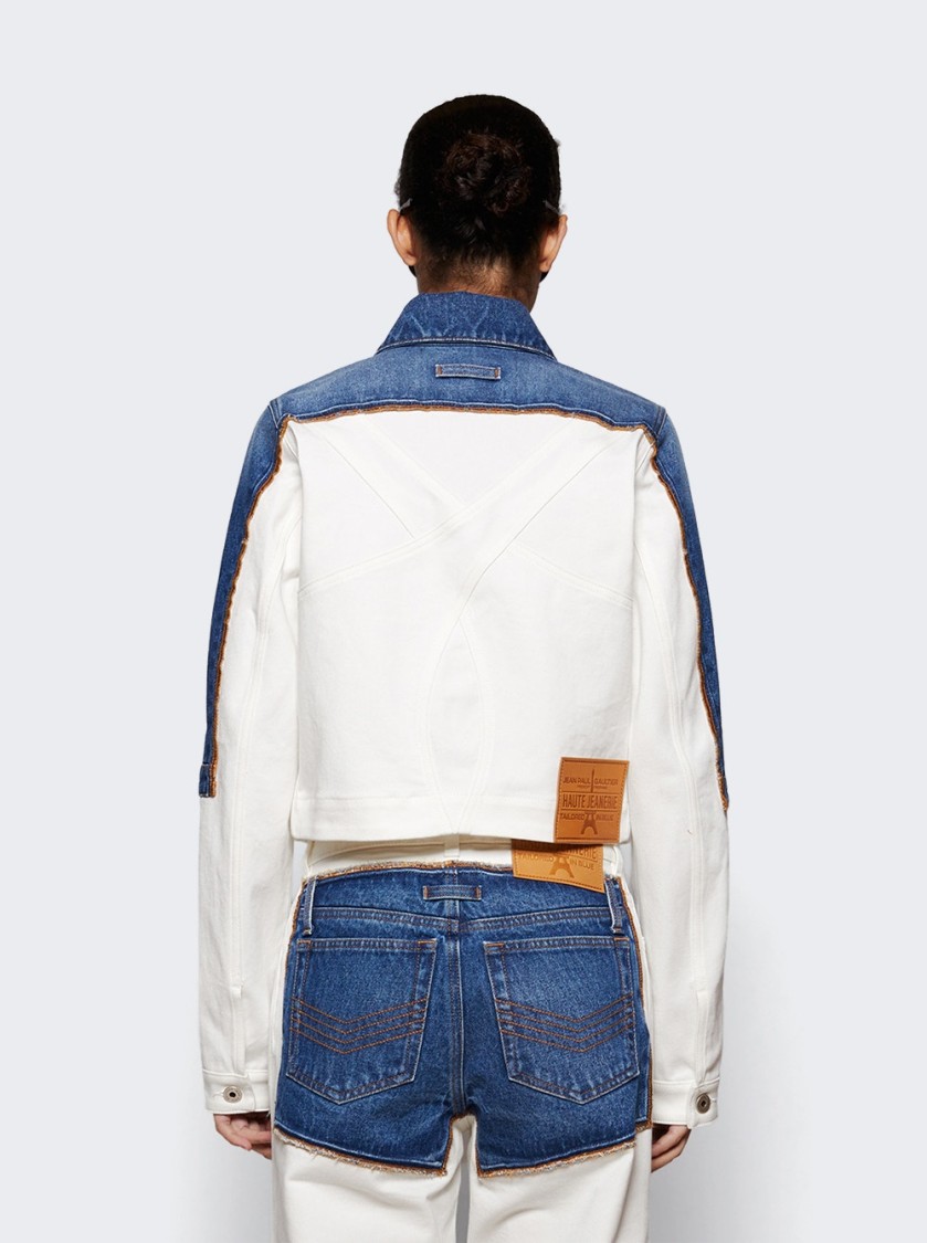 JEAN PAUL GAULTIER JEAN PAUL GAULTIER THE PETIT GRAND DENIM JACKET ECRU