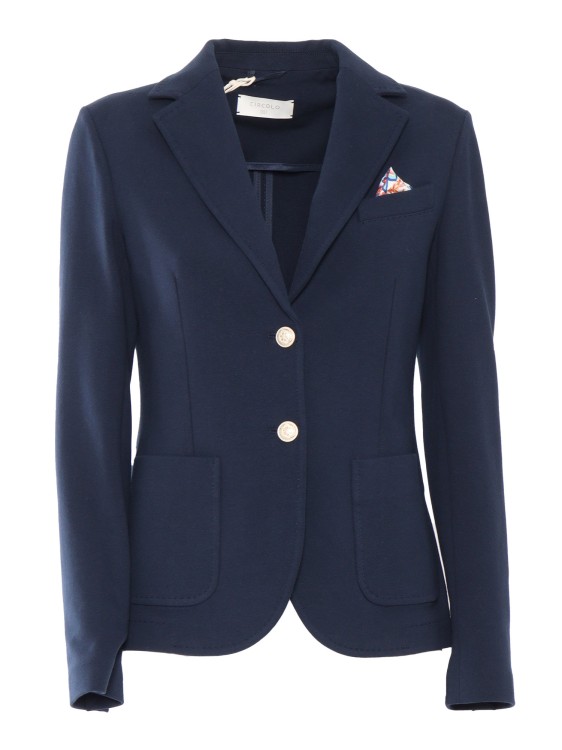 ジャケット CIRCOLO 1901 Women Jackets FD3382447 BLUE Circolo 1901 Single-breasted jacket in blue - Blue | FD1790447