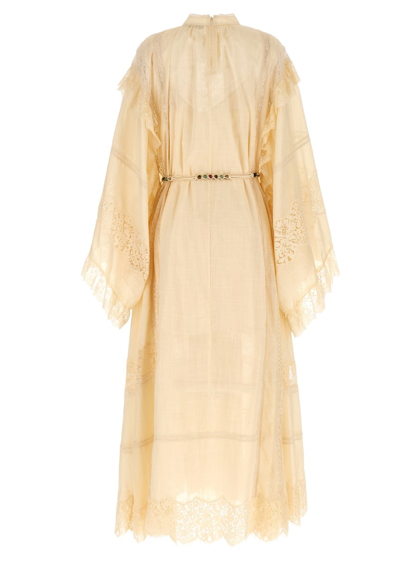 Zimmermann Rihannon Lace Dresses White In Yellow