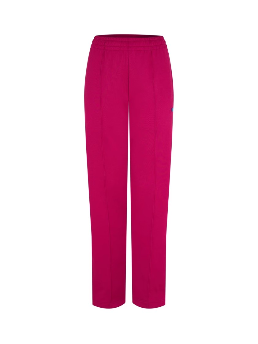 Acne Studios Fuchsia Pink Feist Face Track Pants In Pink