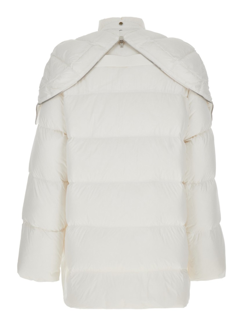MONCLER X RICK OWENS MONCLER X RICK OWENS CYCLOPIC' WHITE DOWN JACKET