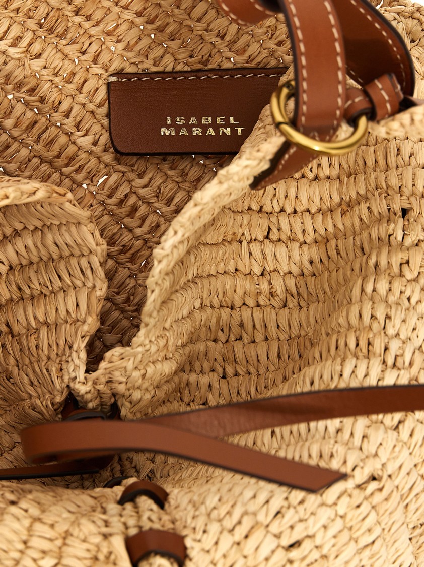 Isabel Marant 'tampa Mini' Shoulder Bag In Neutral